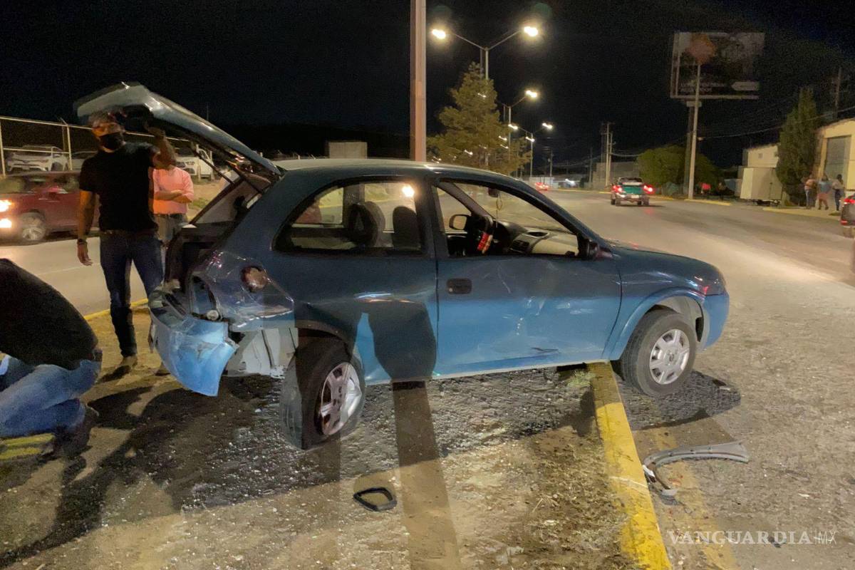 Saltillo: conductor confiesa a policías haber ingerido bebidas alcohólicas tras fuerte choque