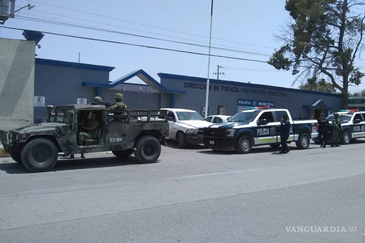 Policía Militar y Seguridad Pública de Monclova realizan operativos