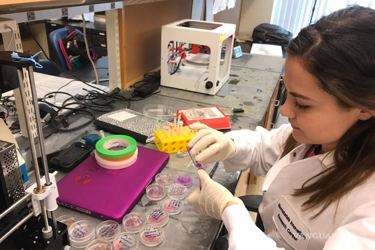 Doctora saltillense busca salvar vidas creando órganos impresos en 3D