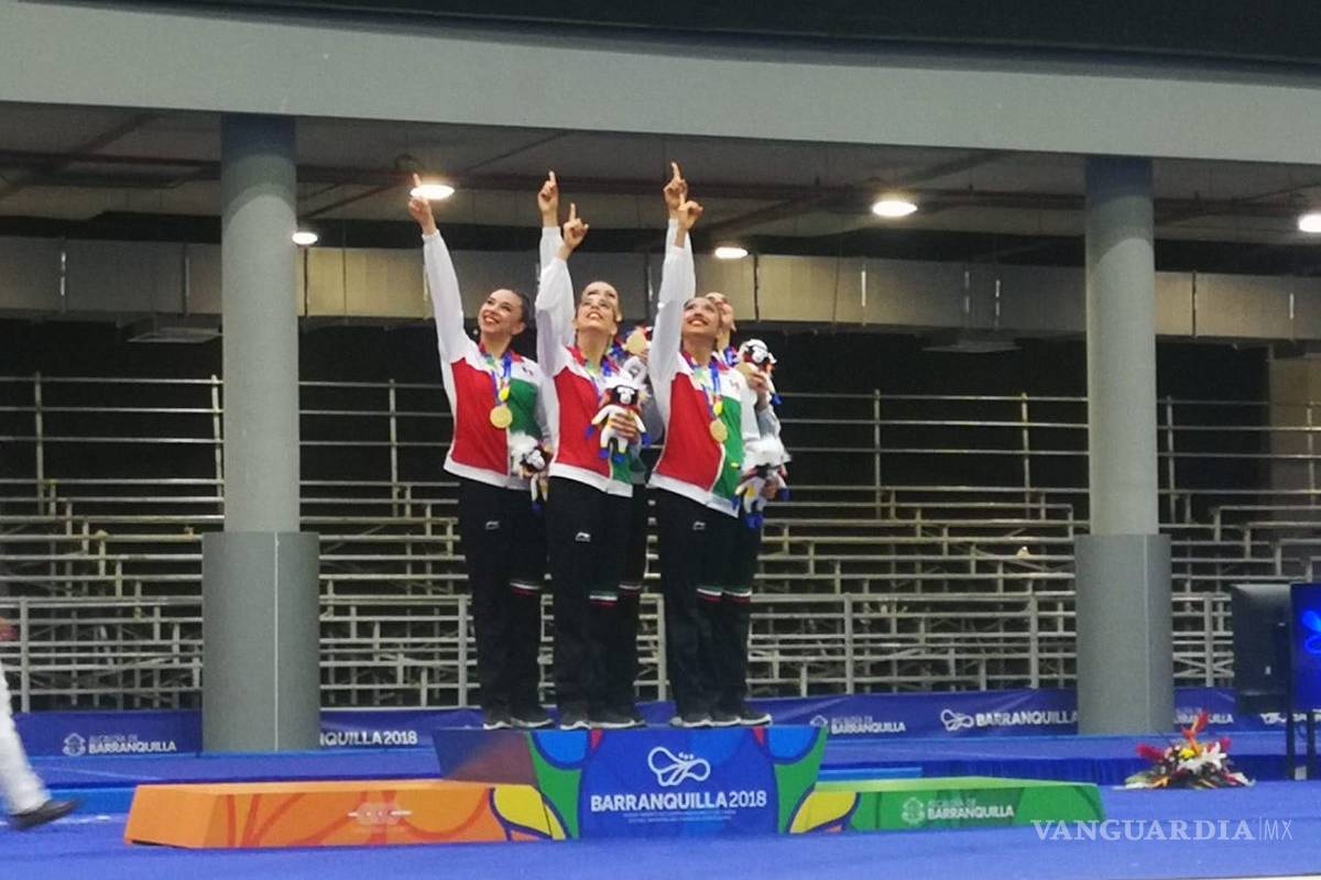 Y el primer lugar del podio en gimnasia rítmica ¡es para México!