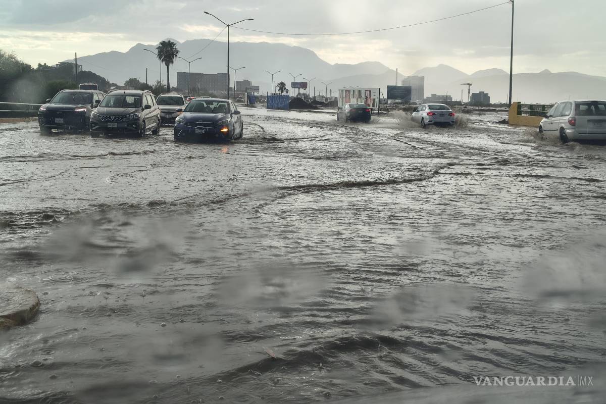 Granizada y vientos de hasta 70 km/h azotan Saltillo en segunda jornada de lluvias intensas (video)