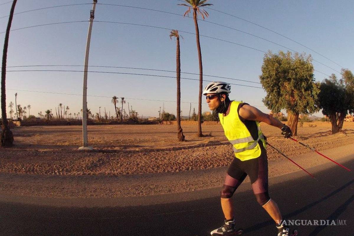 Samir Azzimani, el esquiador que se entrenó para Pyeongchang 2018 en el desierto