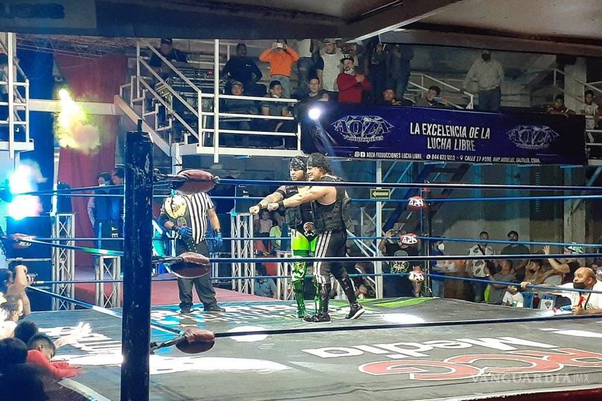 No ceden saltillenses ante los Guerreros del Consejo Mundial de Lucha Libre