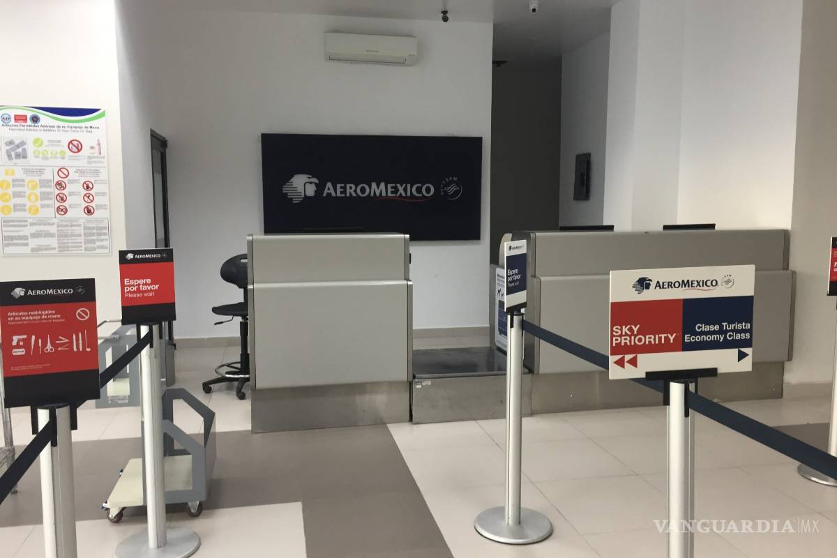 Confían en que Aeroméxico reanude vuelos Saltillo-CDMX