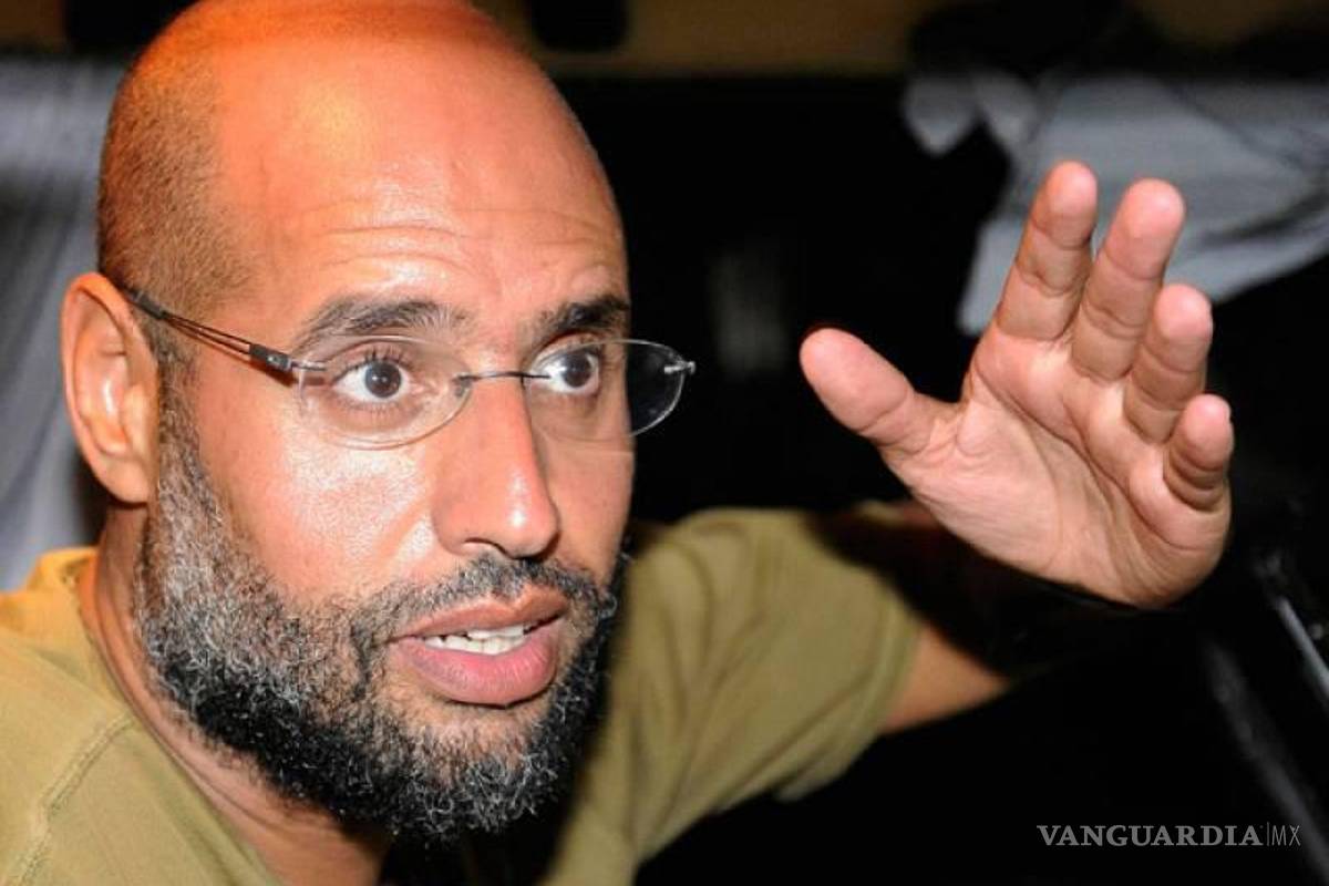Liberan al hijo de Muamar Kadafi