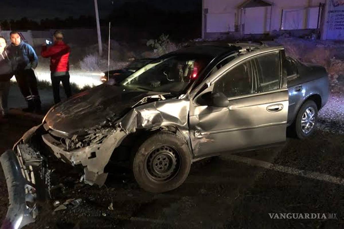 $!Conductor ebrio causa accidente en la carretera a Zacatecas