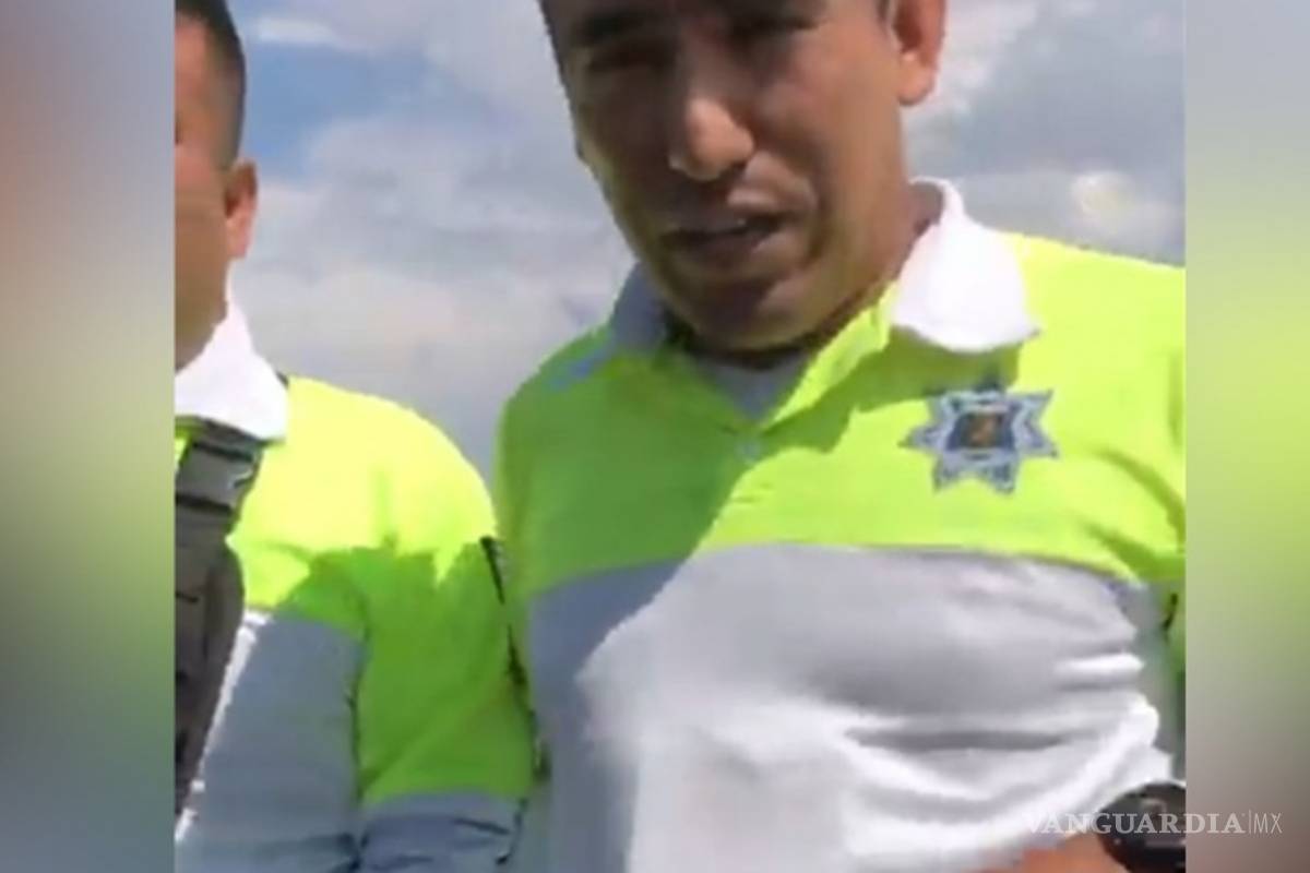 Policía de Tránsito cachetea a conductor luego de discutir en Torreón, Coahuila (video)