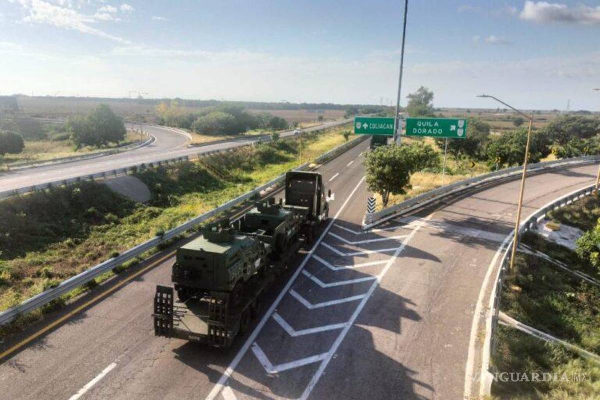 $!Sedena lleva sus ‘Ocelotl’ a Sinaloa, así son los vehículos de guerra con los que patrullará