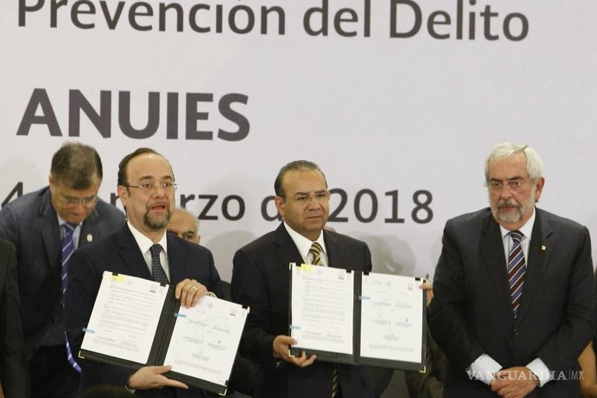 Acuerdan combatir la venta de drogas en universidades