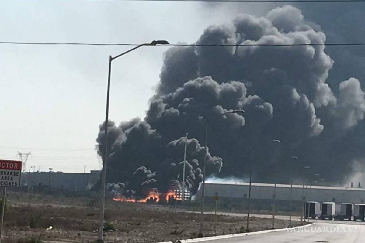 Alarma fuerte incendio en el Cimari de Ramos Arizpe