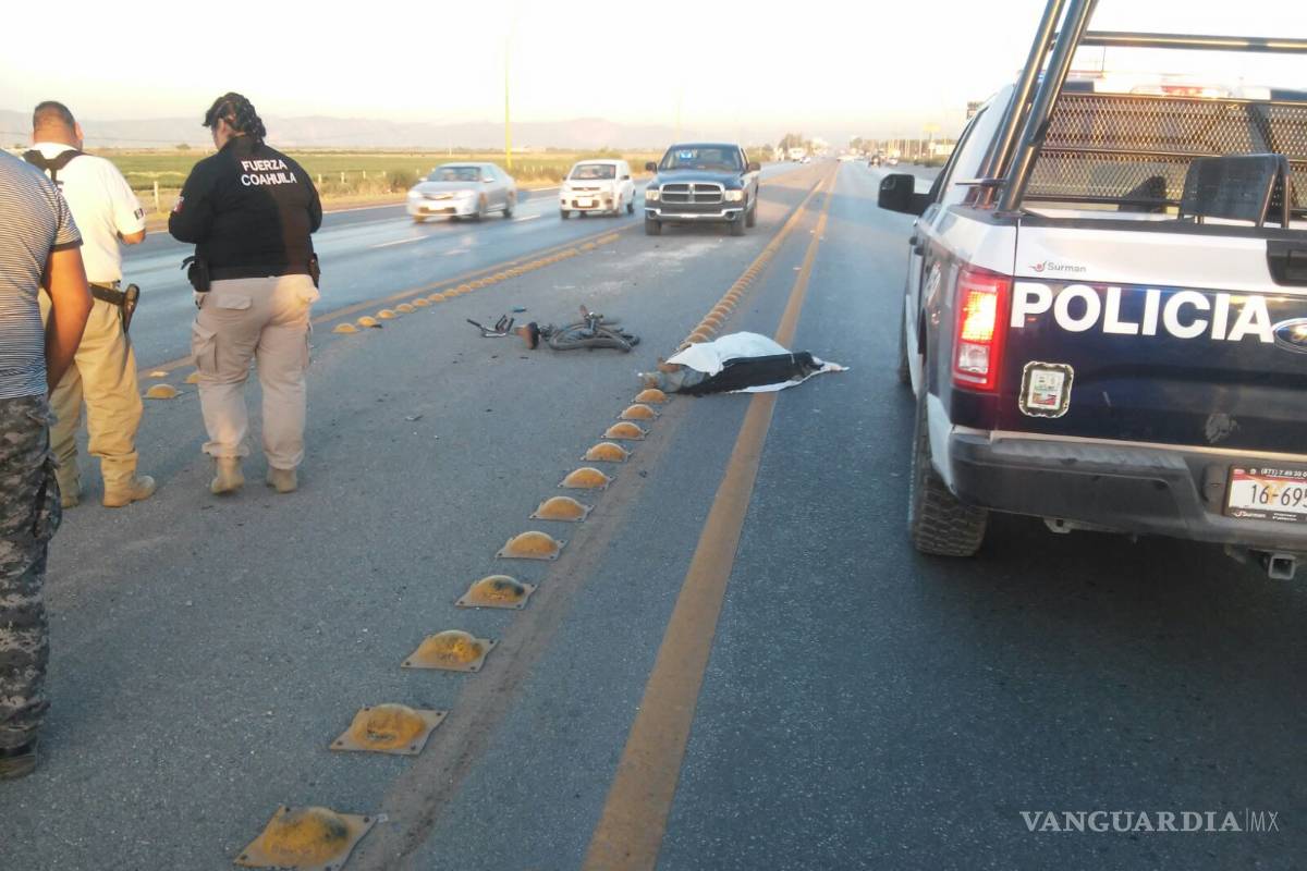 $!Ciclista muere impactado por vehículo