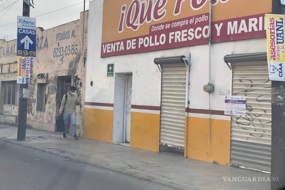 Cierran negocios en Nuevo León ante restricciones por aumento de casos de COVID-19