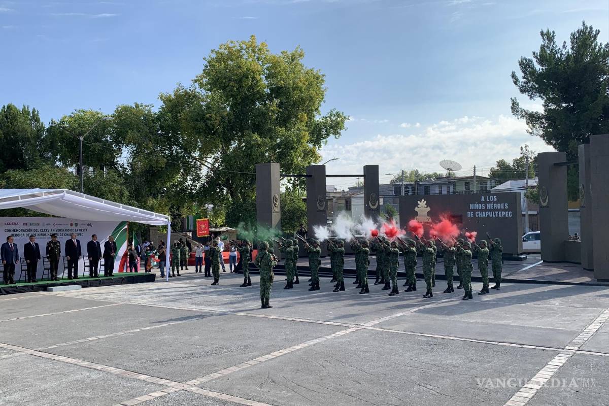 Conmemoran el 175 aniversario de la gesta histórica de los Niños Héroes de Chapultepec