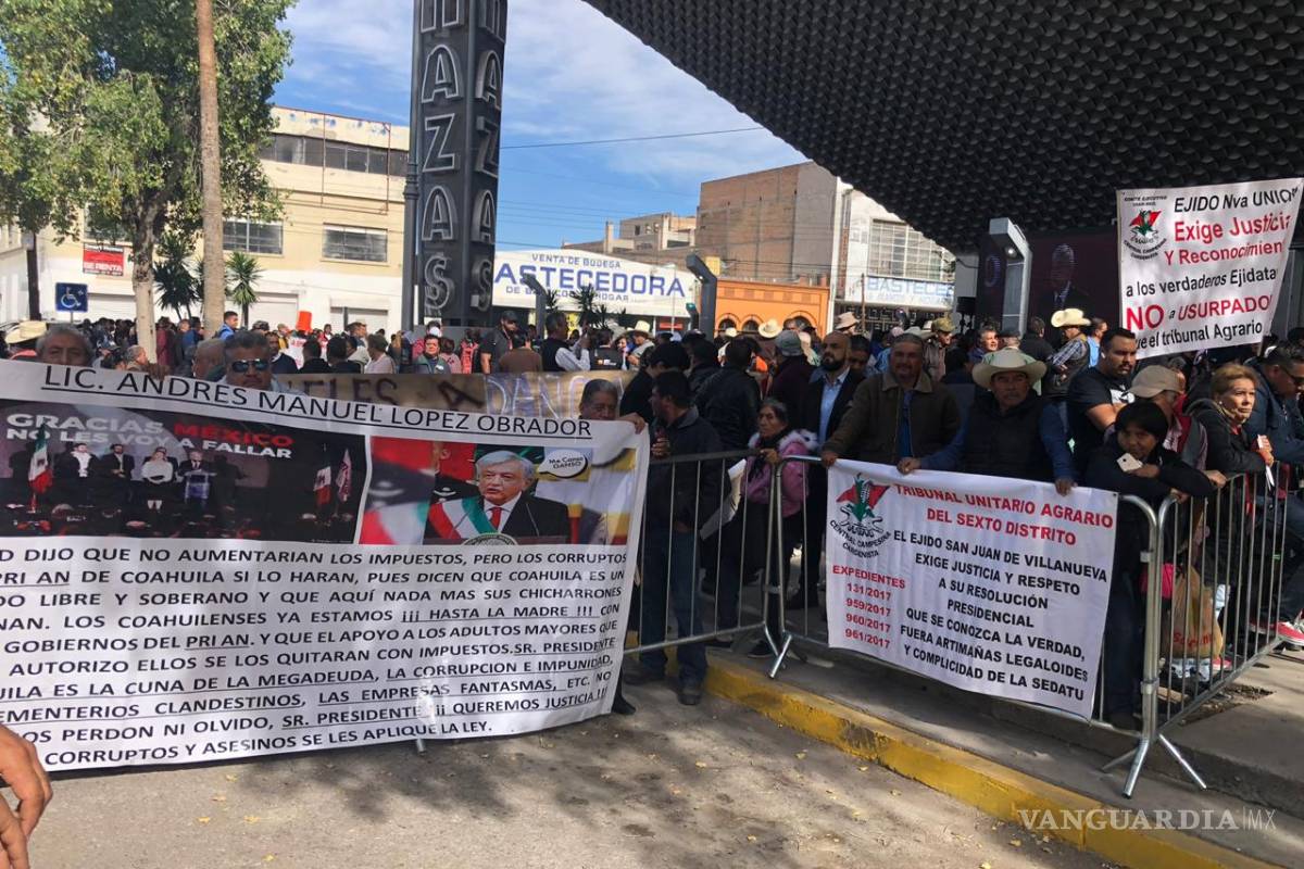 AMLO llega a Torreón Coahuila para anunciar plan de rescate al campo