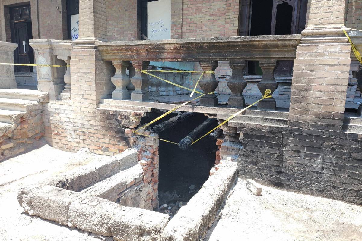 Casa antigua incendiada en Saltillo, es parte del catálogo nacional de monumentos históricos