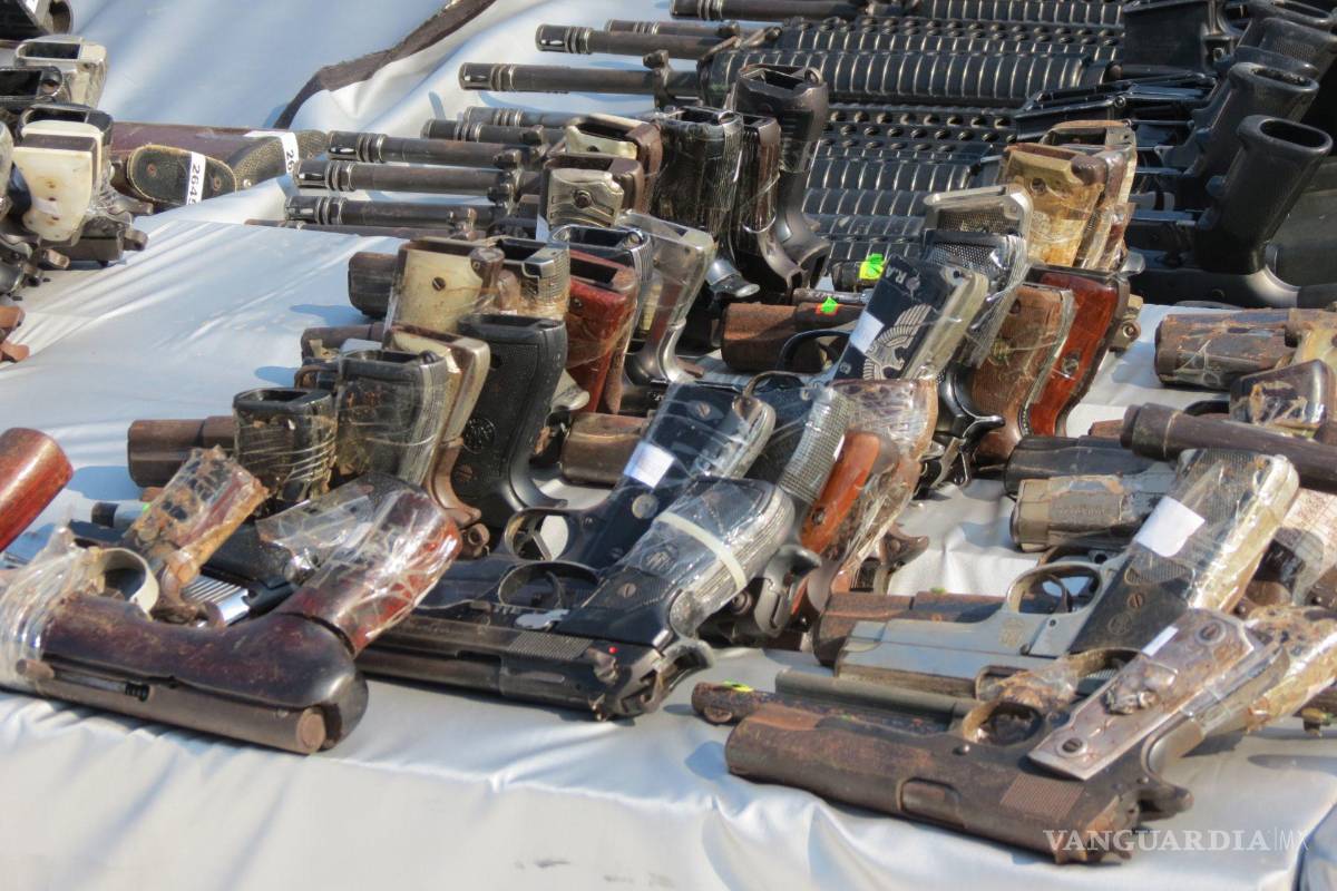 Armas mexicanas contra el tráfico ilegal