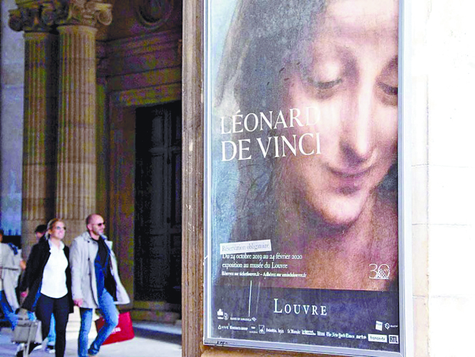 Leonardo da Vinci, romperá marcas en el Museo de Louvre