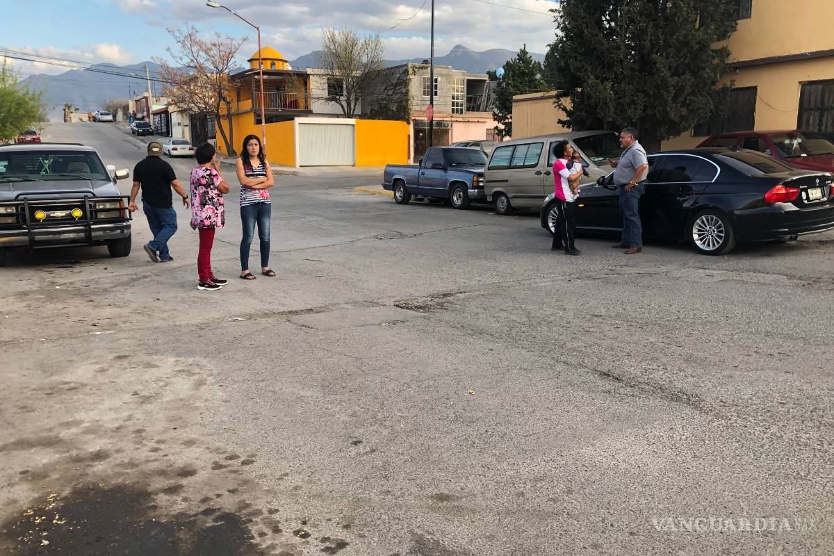 Consterna a vecinos de la colonia Bellavista secuestro de bebé en Saltillo
