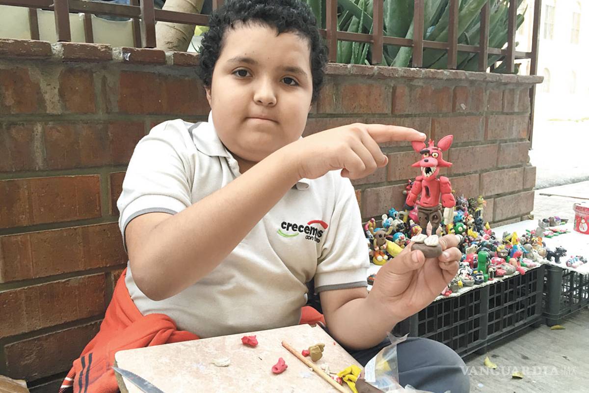 Luis Rafael, el niño escultor de plastilina