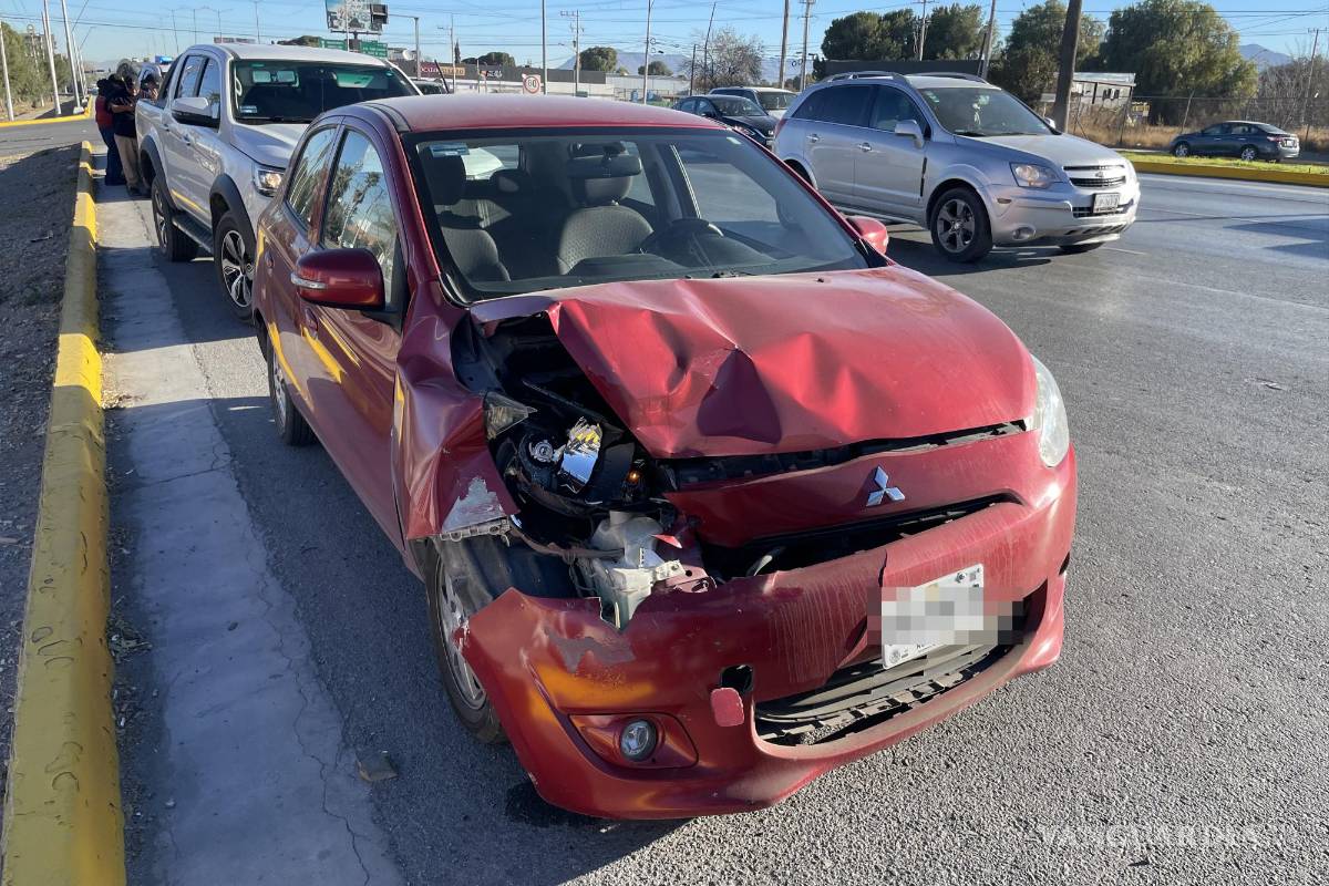 Regio causa choque múltiple en bulevar de Saltillo