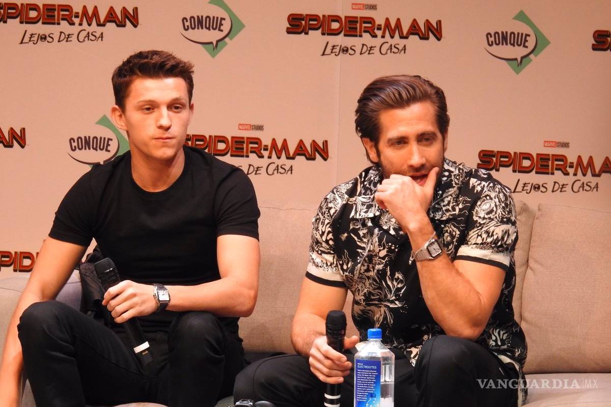 Tom Holland y Jake Gyllenhaal dan pistas 'Spider-Man: Lejos de casa' en la Conque y enloquecen a los fans