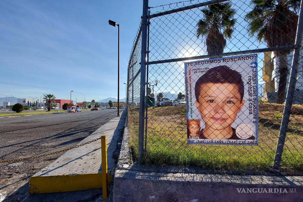 Johan Gael de 4 años desapareció hace 6 años; su familia de Saltillo no lo deja de buscar