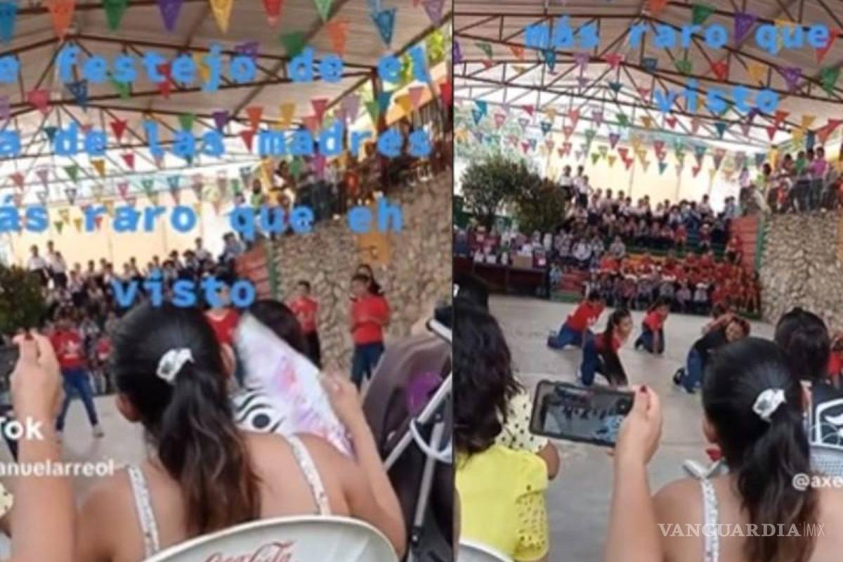 ¿Y el Ratón vaquero?, niñas bailan ‘TQG’ en festival del Día de las Madres, al estilo Shakira y Karol G