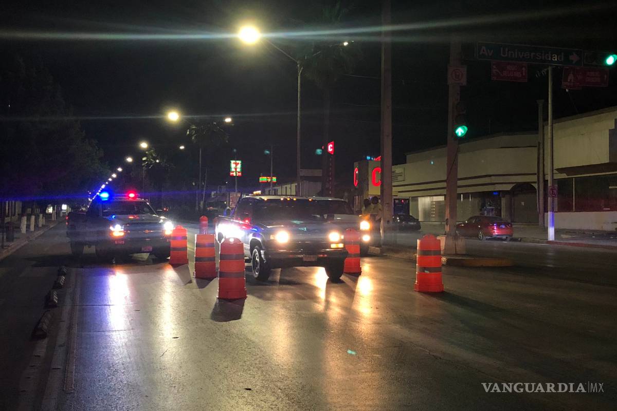 Refuerzan retenes antialcohol en Saltillo