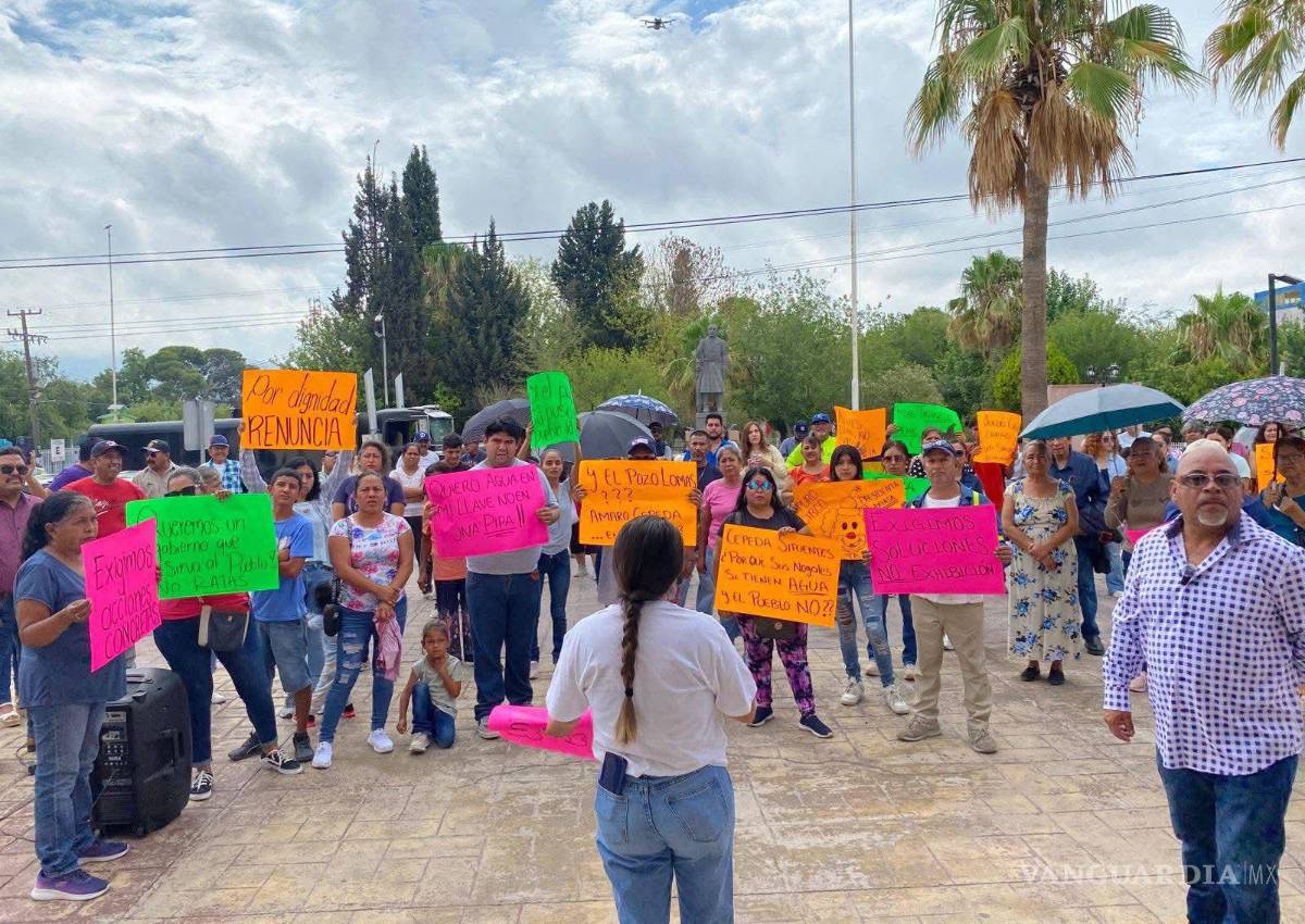 Basura y desabasto de agua encienden protesta y movilización en Castaños (video)