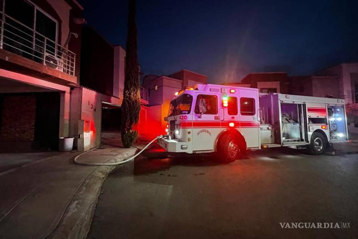 $!Bomberos trabajaron para controlar el incendio en la palapa de la colonia Manantiales del Valle.