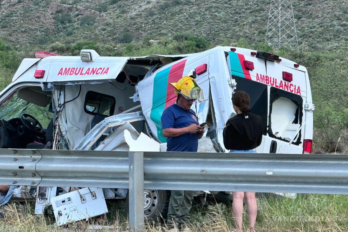 Tragedia en carretera Saltillo–Torreón: muere bebé en choque entre tráiler y ambulancia