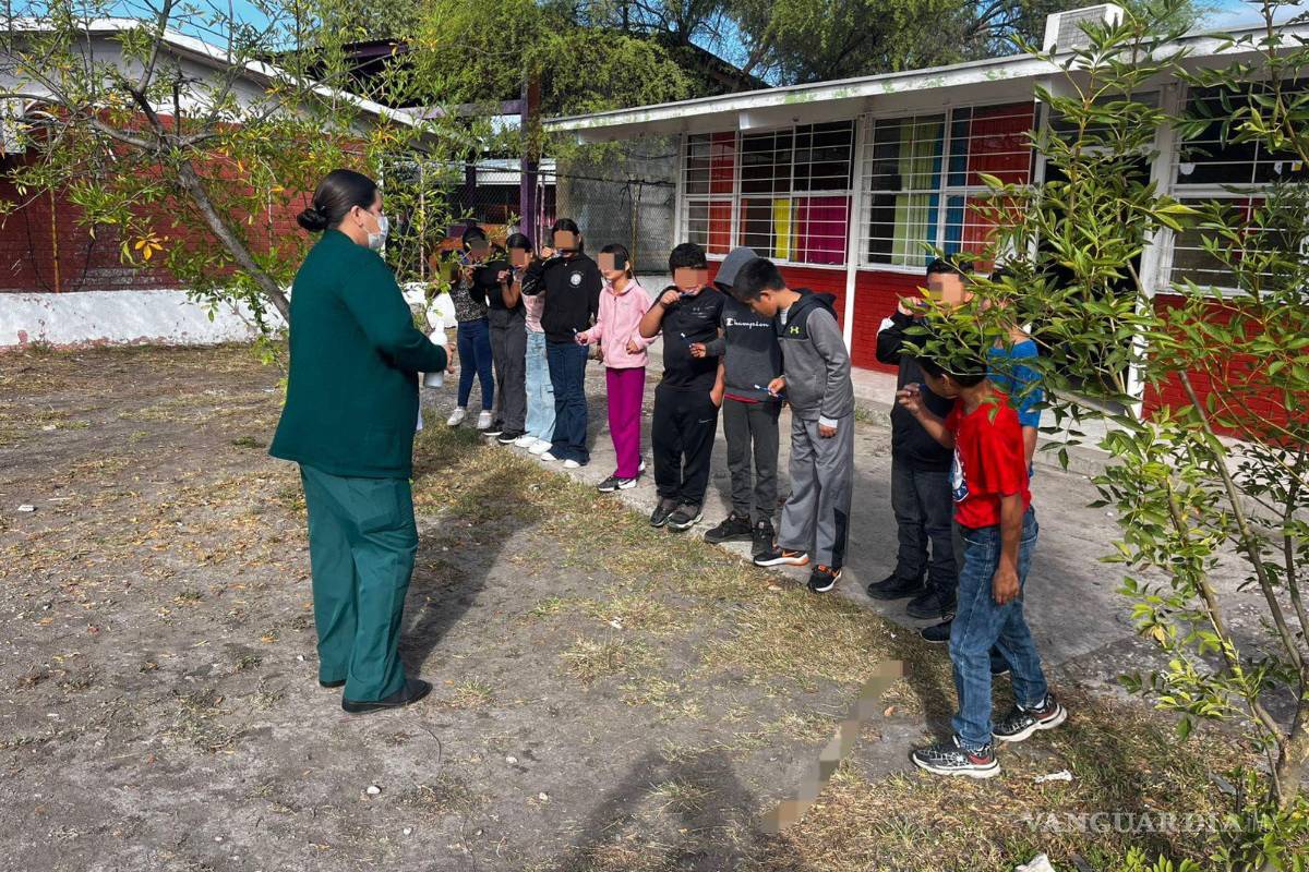 $!La campaña “Vive saludable, vive feliz” permitió detectar de manera oportuna padecimientos que podrían afectar el rendimiento escolar.
