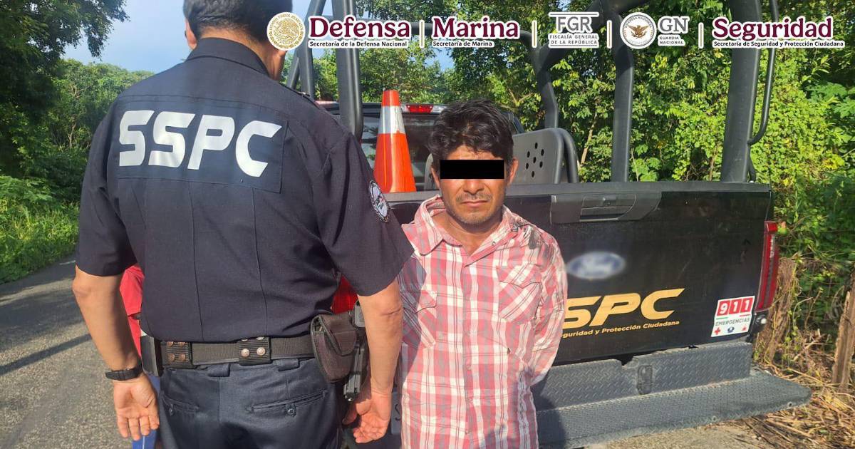 Detienen en Tabasco a presunto responsable de asesinato de 4 familiares en Centla; rescatan a siete menores