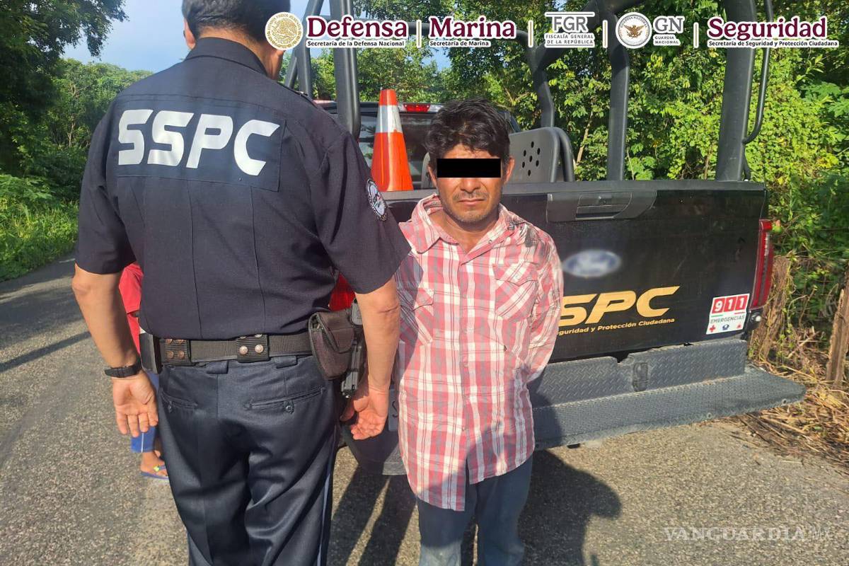 Detienen en Tabasco a presunto responsable de asesinato de 4 familiares en Centla; rescatan a siete menores