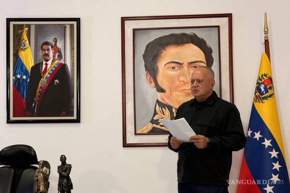 $!El ministro de Interior y número dos del chavismo, Diosdado Cabello. Cabello aseguró que el ataque ejecutado por EU dejó 100 fallecidos y vario heridos.