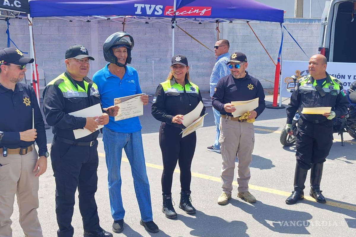 Saltillo mantiene capacitación de motociclistas con programa ‘Rueda por tu Vida’