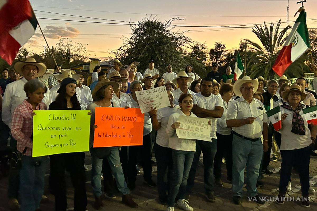 Entre consignas y pancartas, monclovenses exigen justicia y mayor seguridad (video)