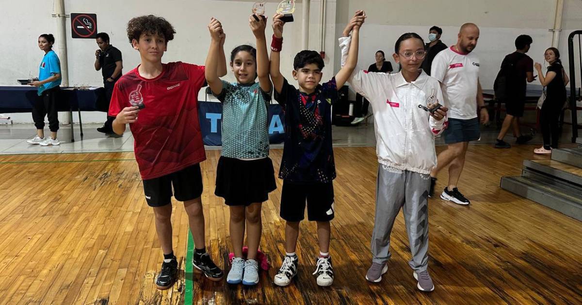 Tenis de mesa de Coahuila suma podios en el Nacional de Primera Fuerza