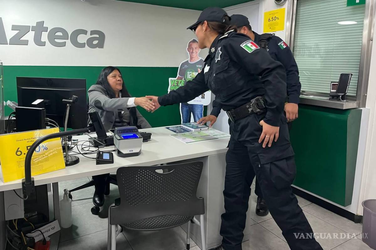 $!La Comisaría de Seguridad mantiene vigilancia permanente en sucursales bancarias para prevenir robos y proteger a los cuentahabientes.