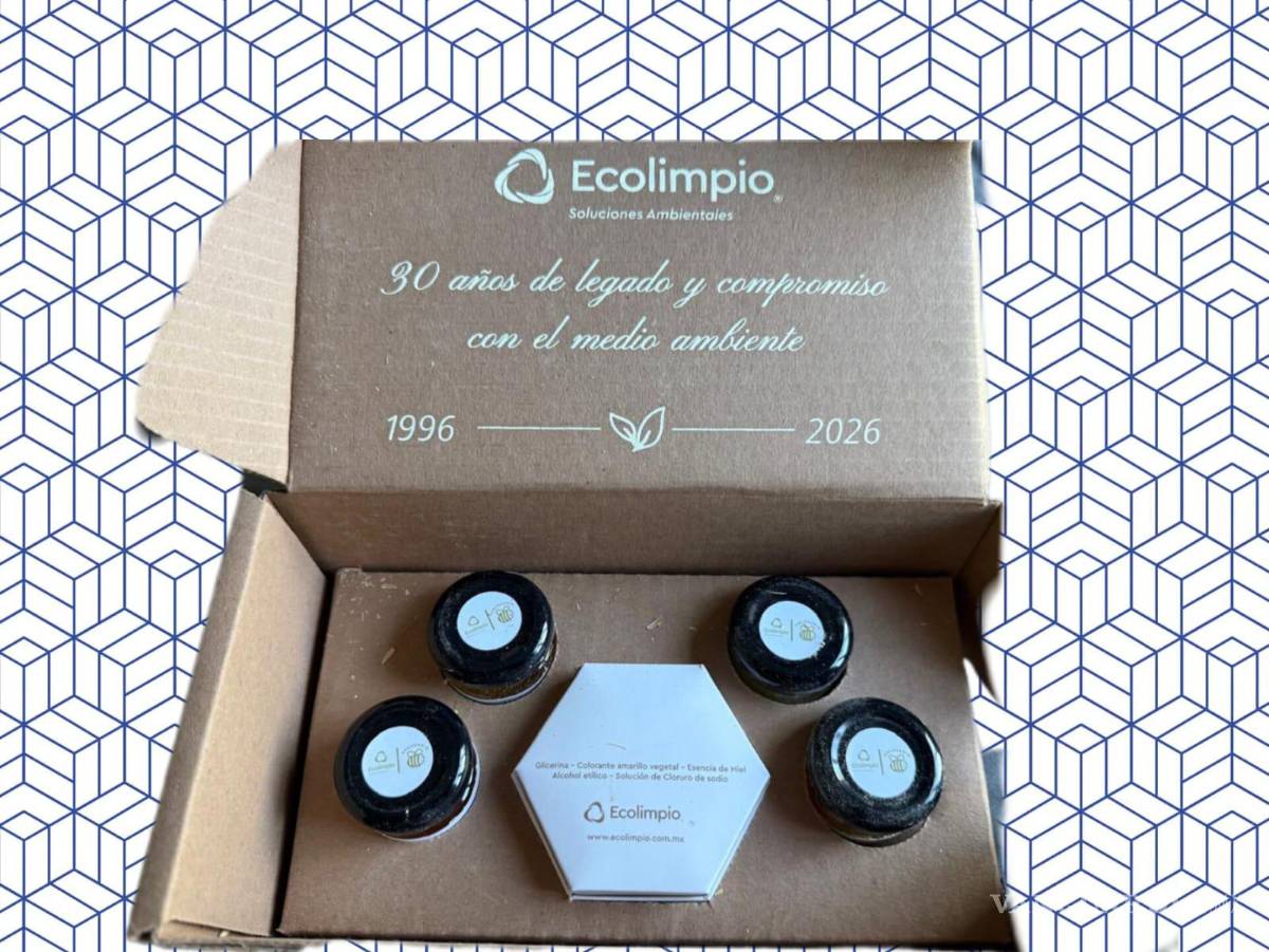$!Los invitados al 30 Aniversario de Ecolimpio recibimos como regalo, mieles y jabones elaborados a base del producto de las laboriosas abejas, tan productivas como el personal de dicho Grupo. Diseño, Edwin SL