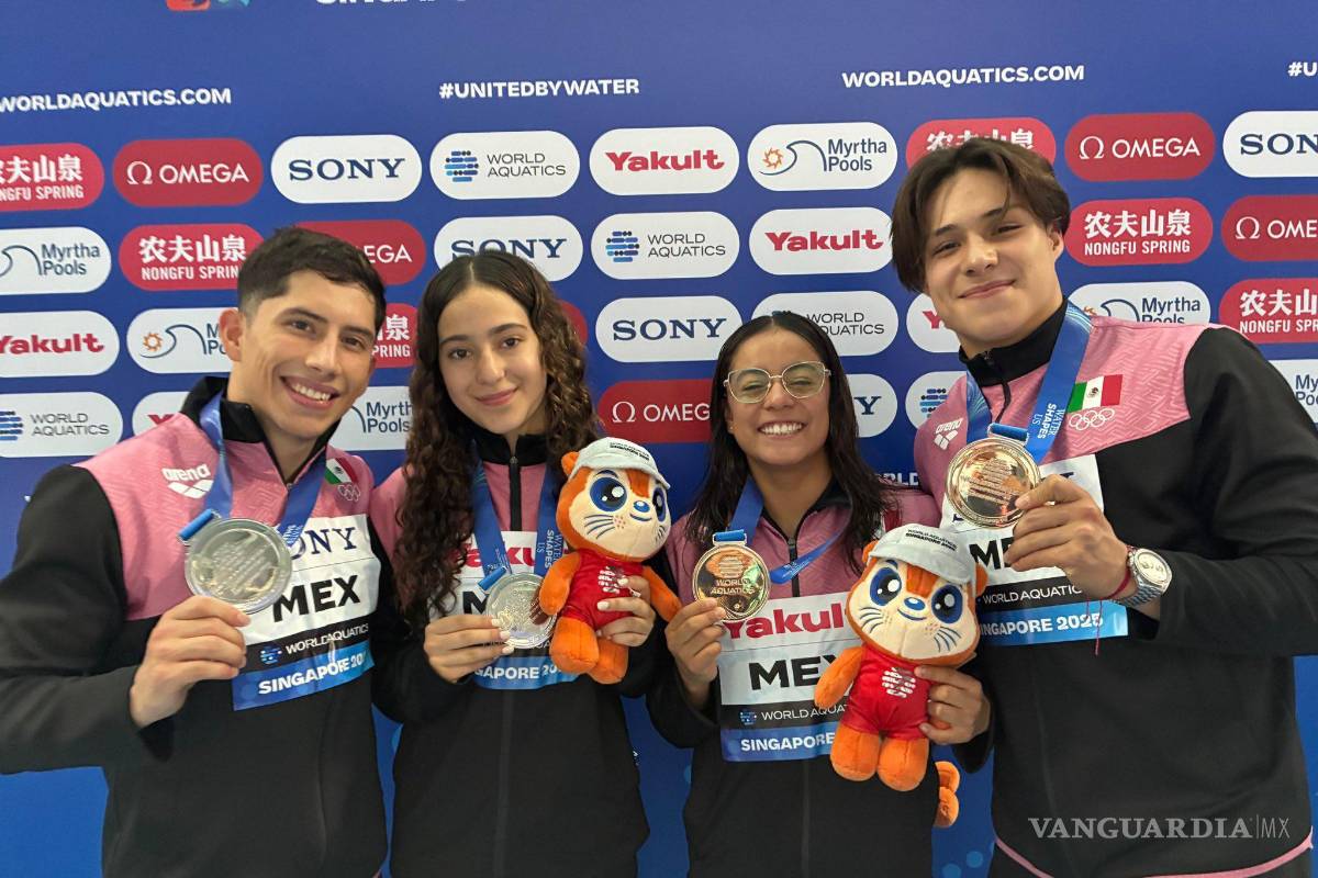 México gana plata en Mundial de Clavados de Singapur 2025 tras duelo cerrado con China