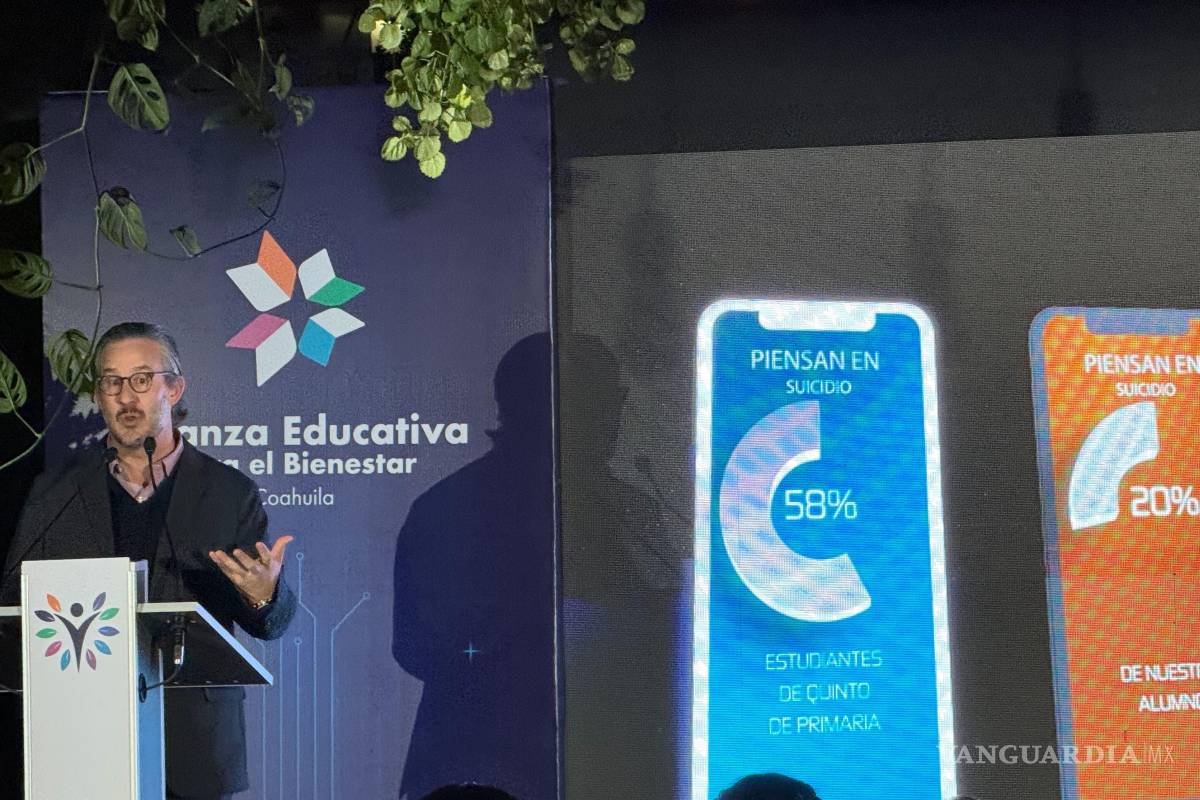 $!El secretario de Educación, Emanuel Garza Fishburn, compartió cifras sobre el problema de la salud mental en las aulas coahuilenses.