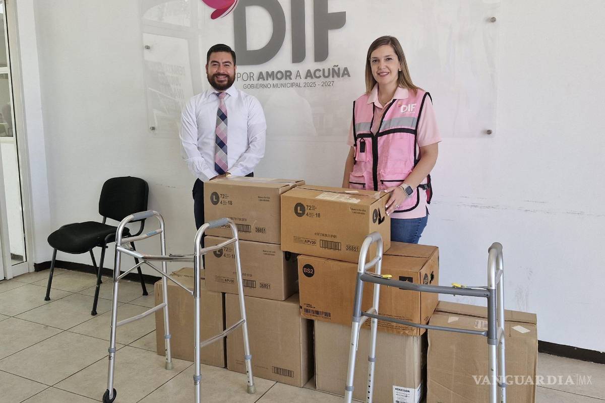Fundación Michael García entrega donativo para adultos mayores en Ciudad Acuña