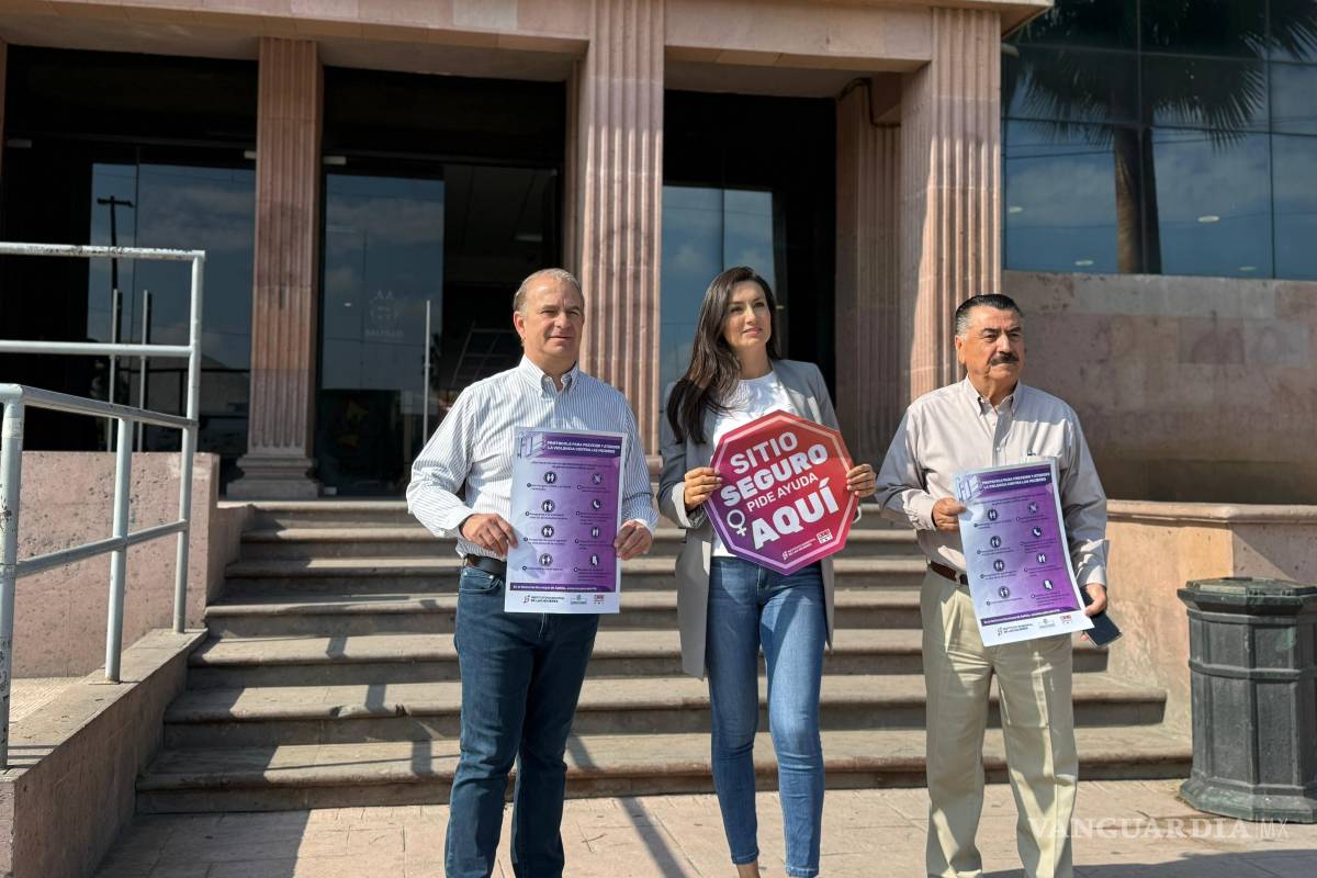 Presidencia Municipal de Saltillo se suma a la red de Sitios Seguros para mujeres