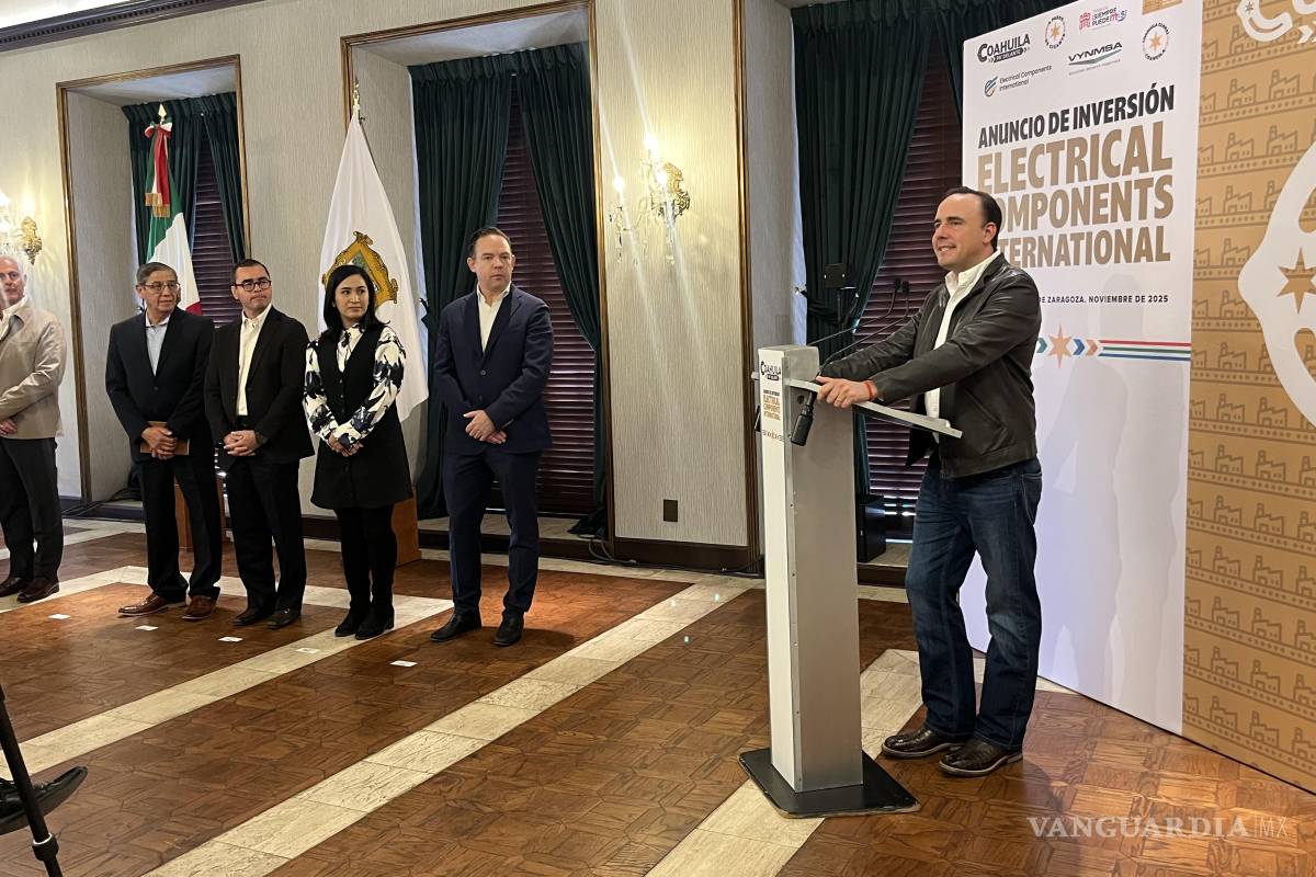 Torreón: Electrical Components International invertirá 600 mdp y creará mil 200 empleos