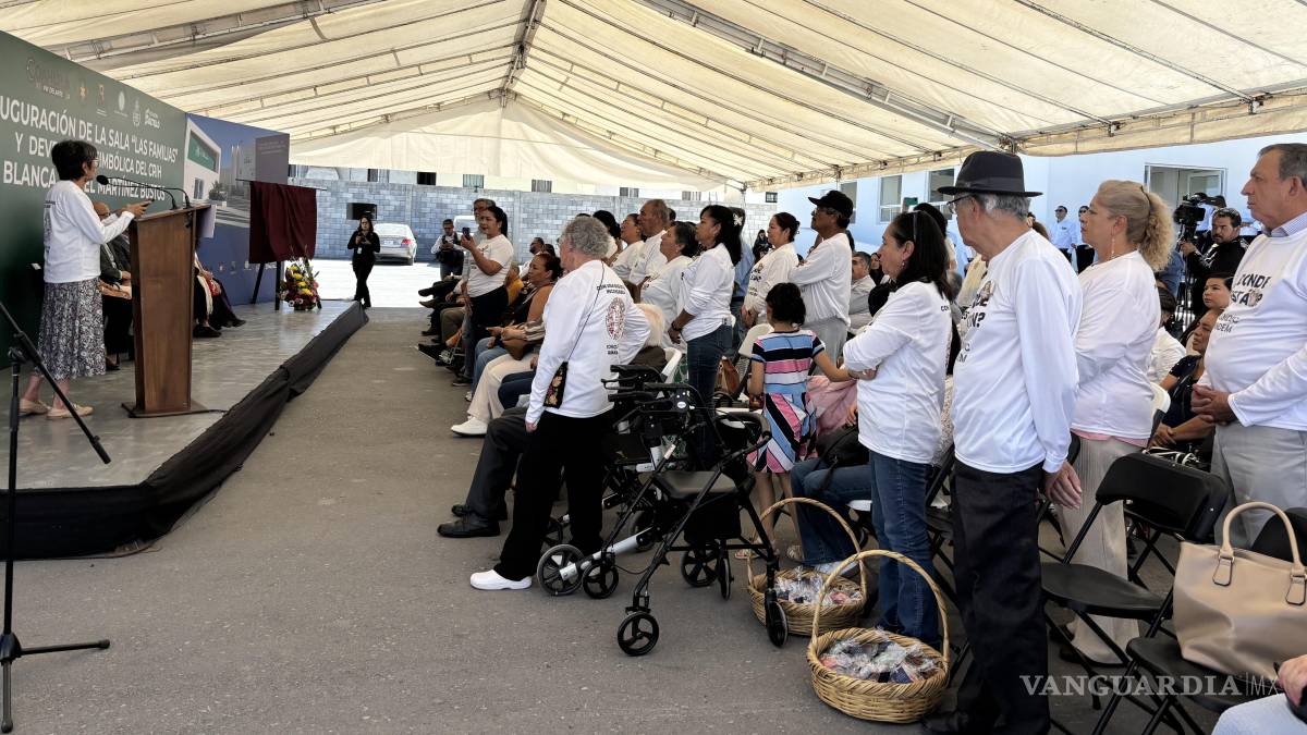 Nombran Centro de Identificación Humana de Coahuila bajo el nombre de la activista Blanca Martínez Bustos