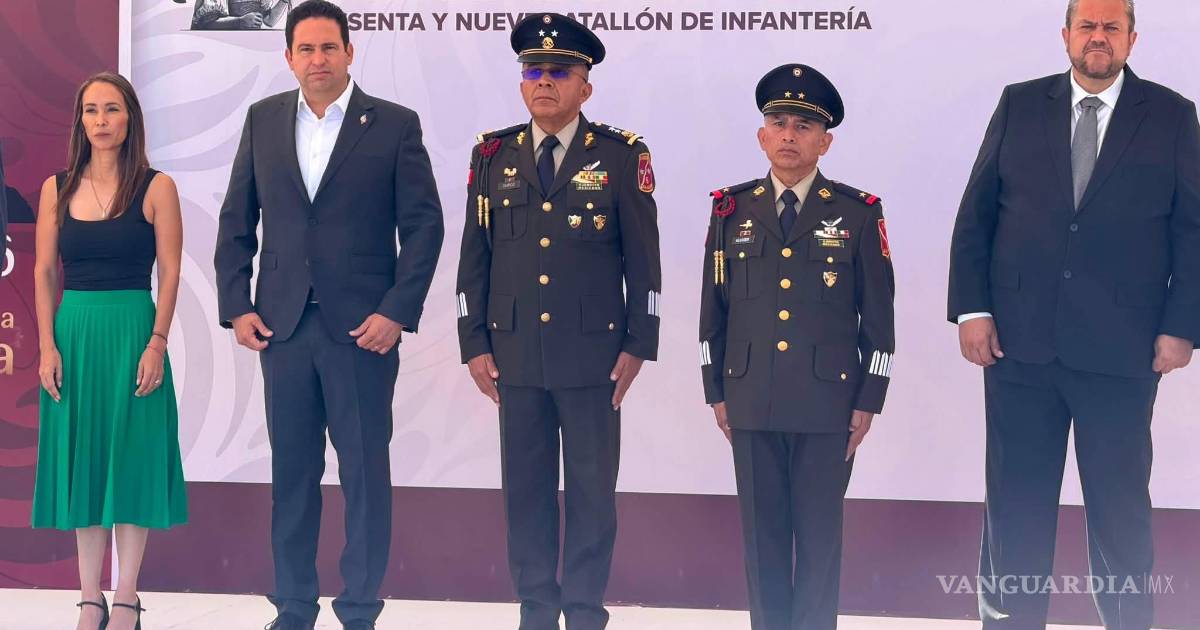 Coahuila: asume Rey Ángel Rodríguez Alcocer el mando del 69 Batallón de Infantería