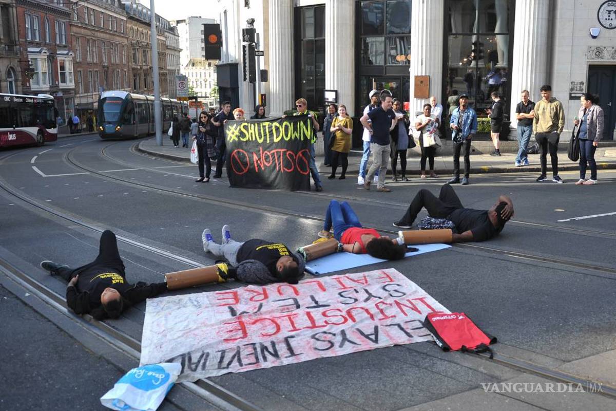 Protestas antirracistas en el Reino Unido del movimiento "Black Lives Matter"