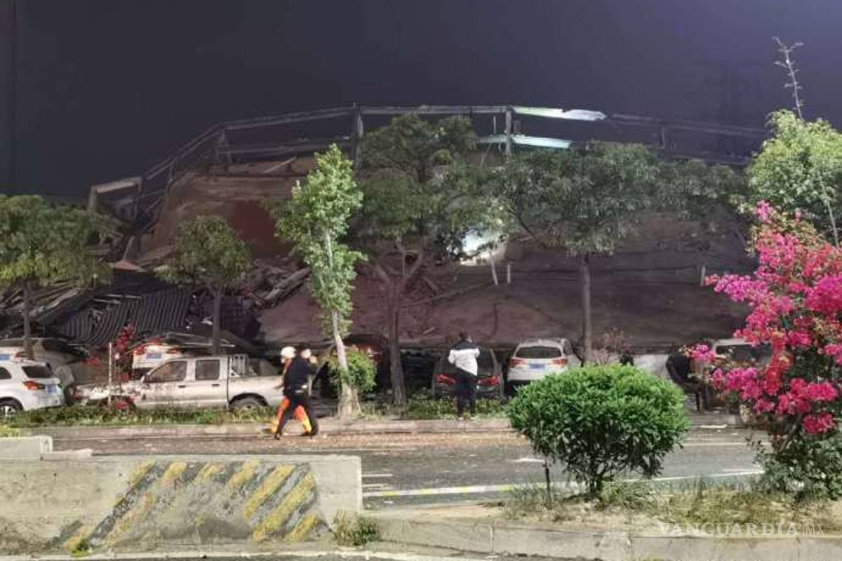 Hotel usado para cuarentena por coronavirus en China se derrumba, quedan 70 personas bajo los escombros