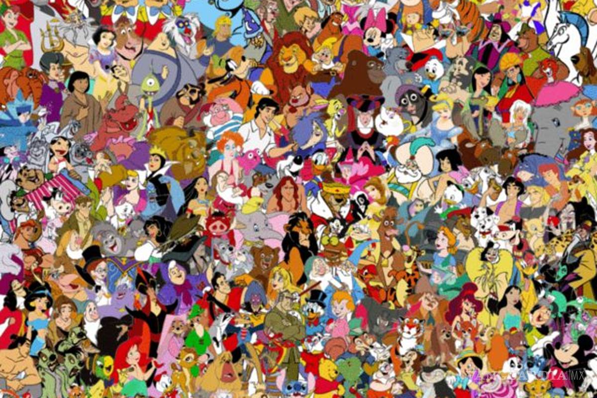 Encuentra a 6 princesas escondidas en esta imagen